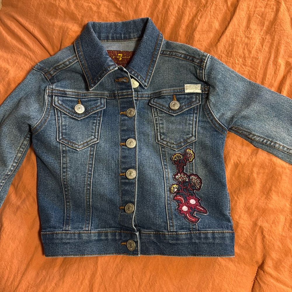 7 for all mankind jean jacket